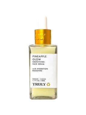 TRULY Pineapple Glow Smoothing Face Serum — Gold & Cream
